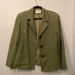 Green blazer